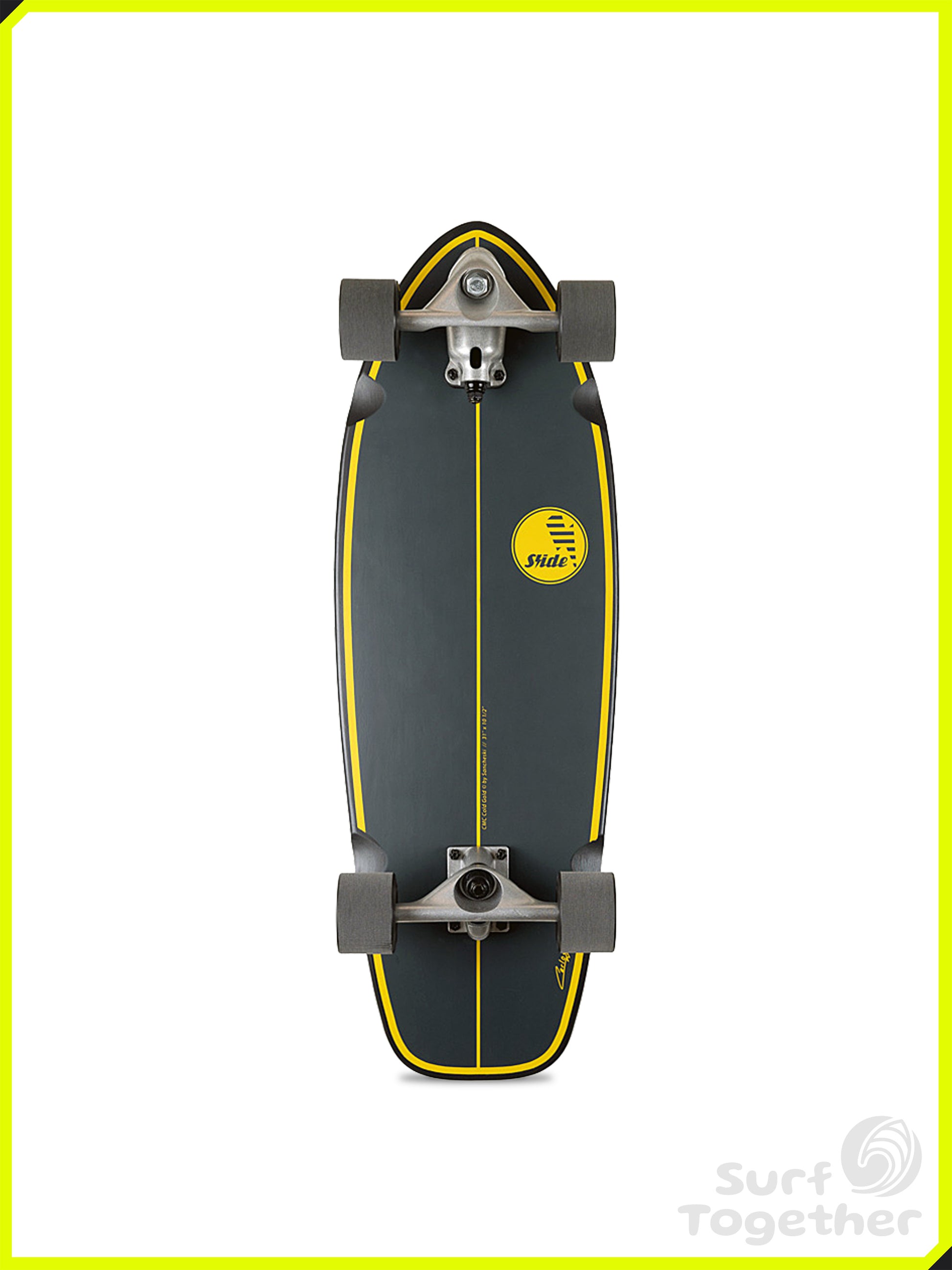 Vista desde Abajo | Slide CMC Cold Gold 31” SurfSkate