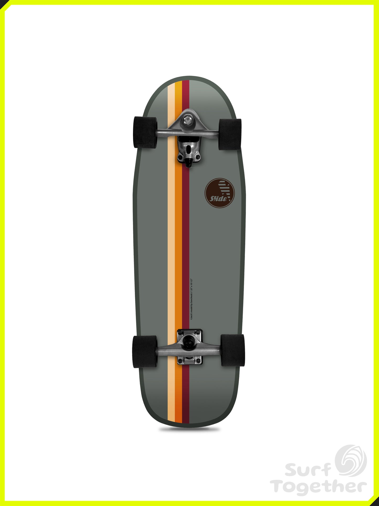 Vista desde Abajo | Slide deep Concave 32” SurfSkate