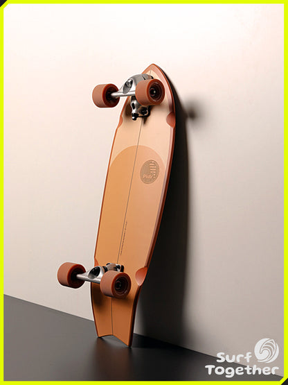 Vista desde Abajo apoyada | Slide | Fish 3/4 Patch 32” SurfSkate