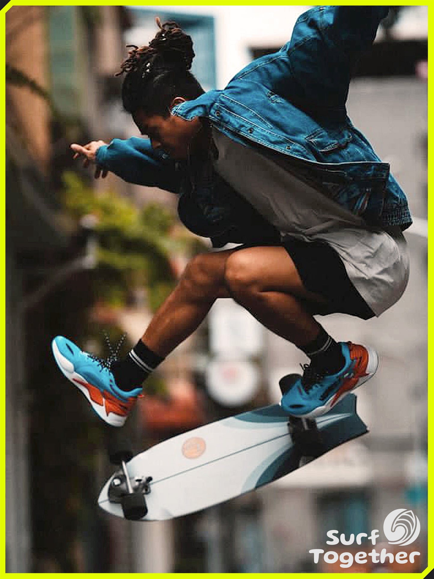 Estilo de Vida | Slide | Fish Tech Tonic 32” SurfSkate | Birdy Nio FS - @birdynio - Saltando con el SurfSkate