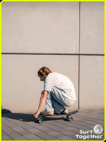 Estilo de Vida | Slide CMC Cold Gold 31” SurfSkate | Carlos Martin- @charliesurfskate -sobre el SurfSkate